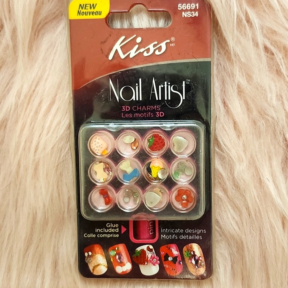 Brand New KISS NAIL ARTIST 3D CHARMS